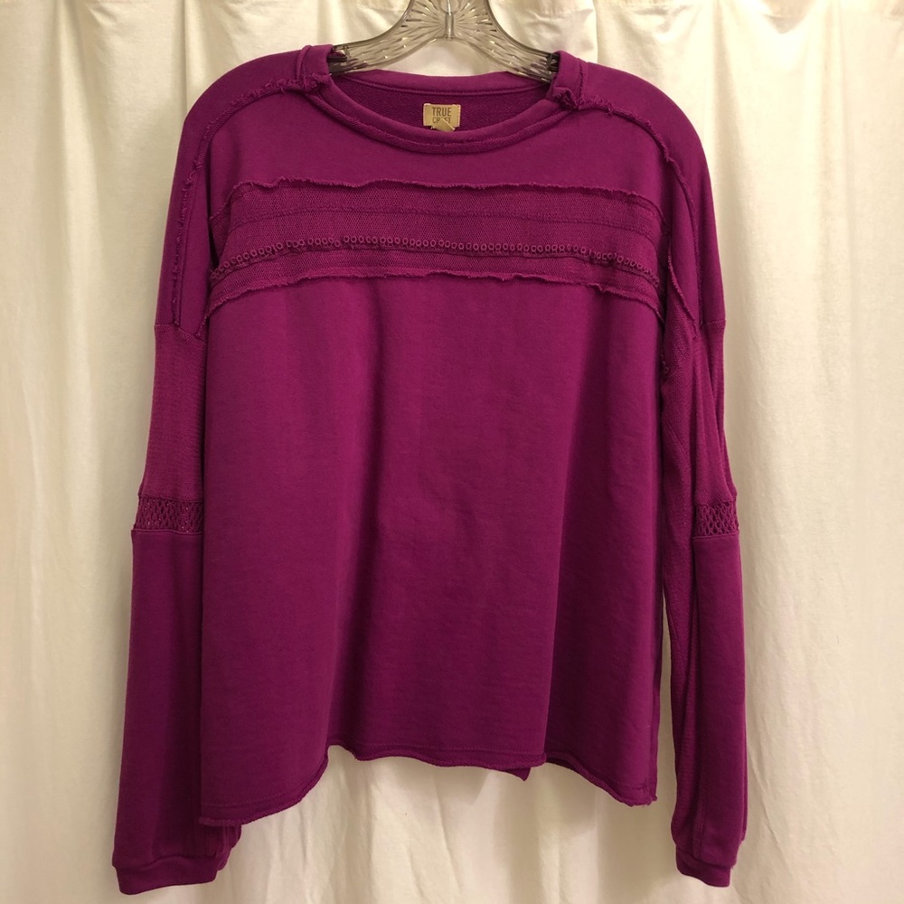 True Craft top, Fuschia, size L